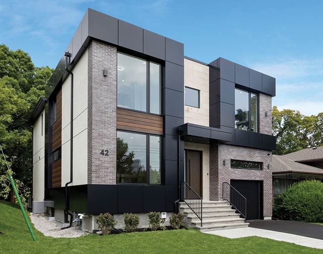 modern bone structure home in toronto