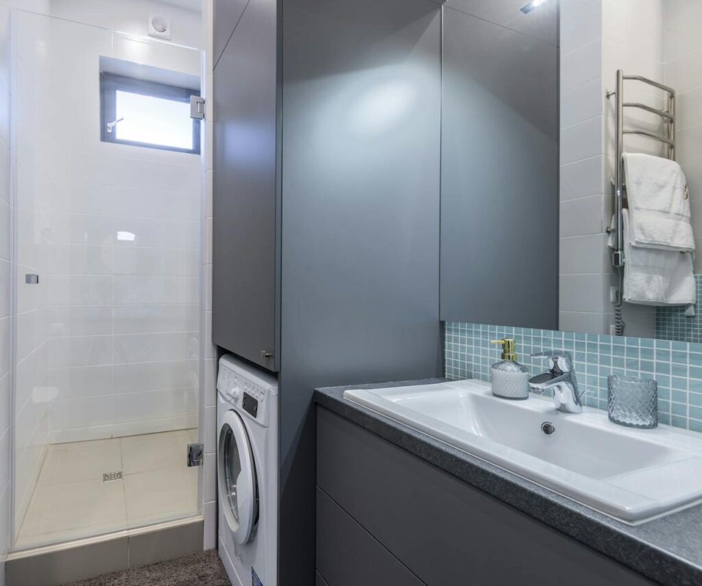 optimized bathroom space in a toronto condo