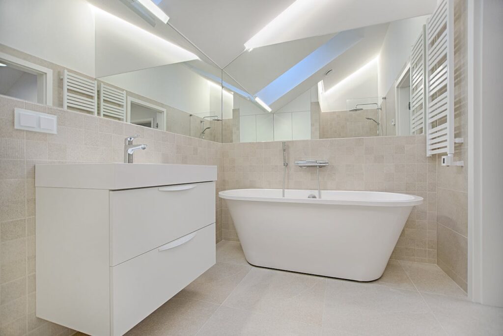 luxury bathroom transformation