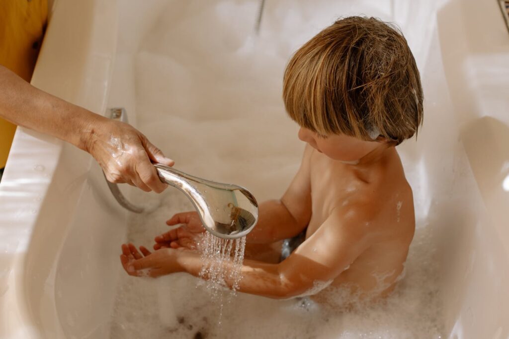 bathroom designed for kids