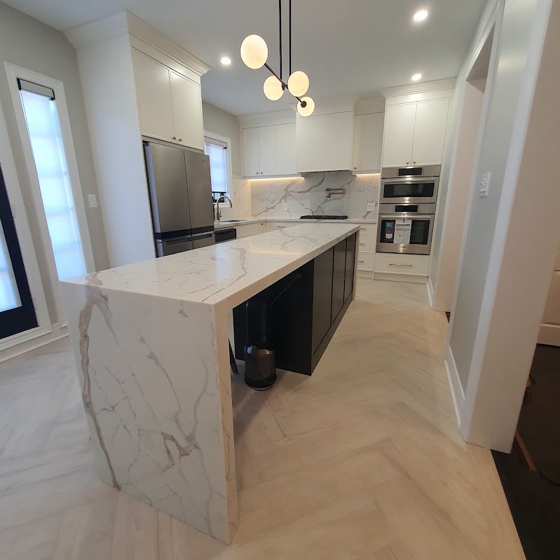 Completed kitchen renovation project in Richmond Hill by David Reno