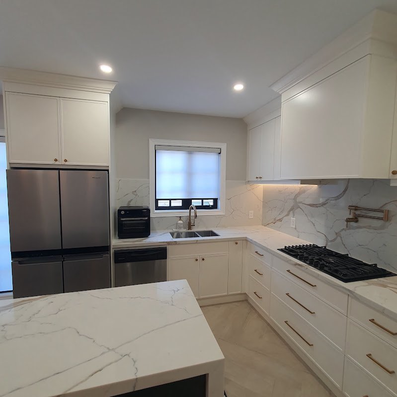 Completed kitchen renovation project in Richmond Hill by David Reno