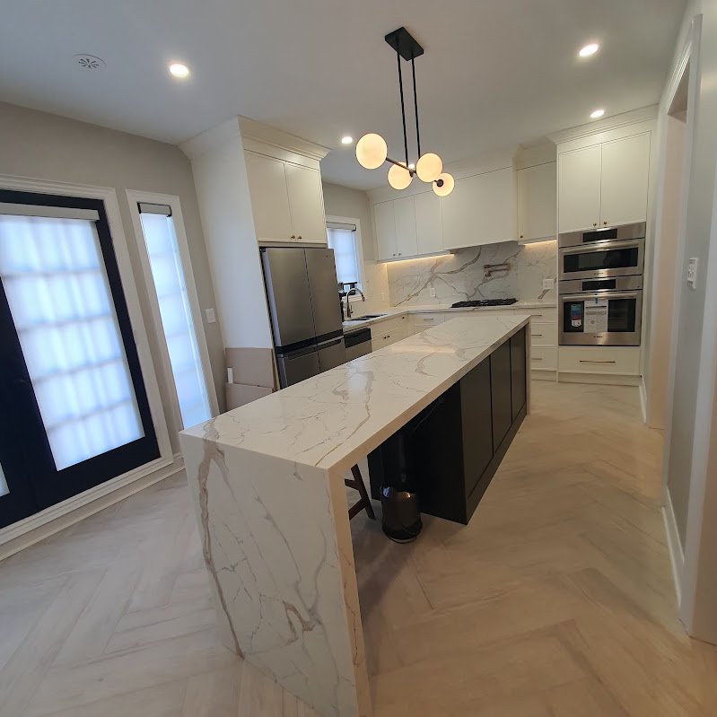 Completed kitchen renovation project in Richmond Hill by David Reno