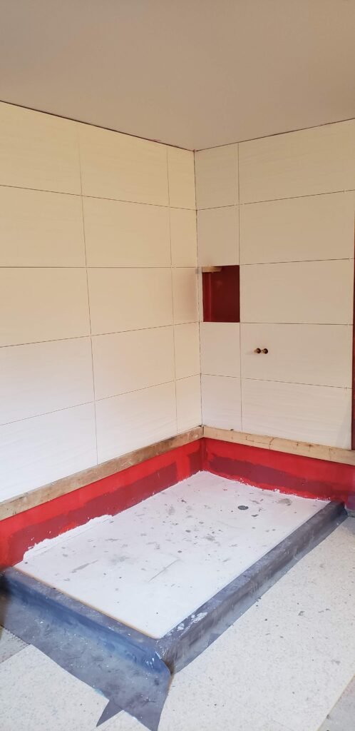 Completed bathroom renovation project in Thornhill by David Reno