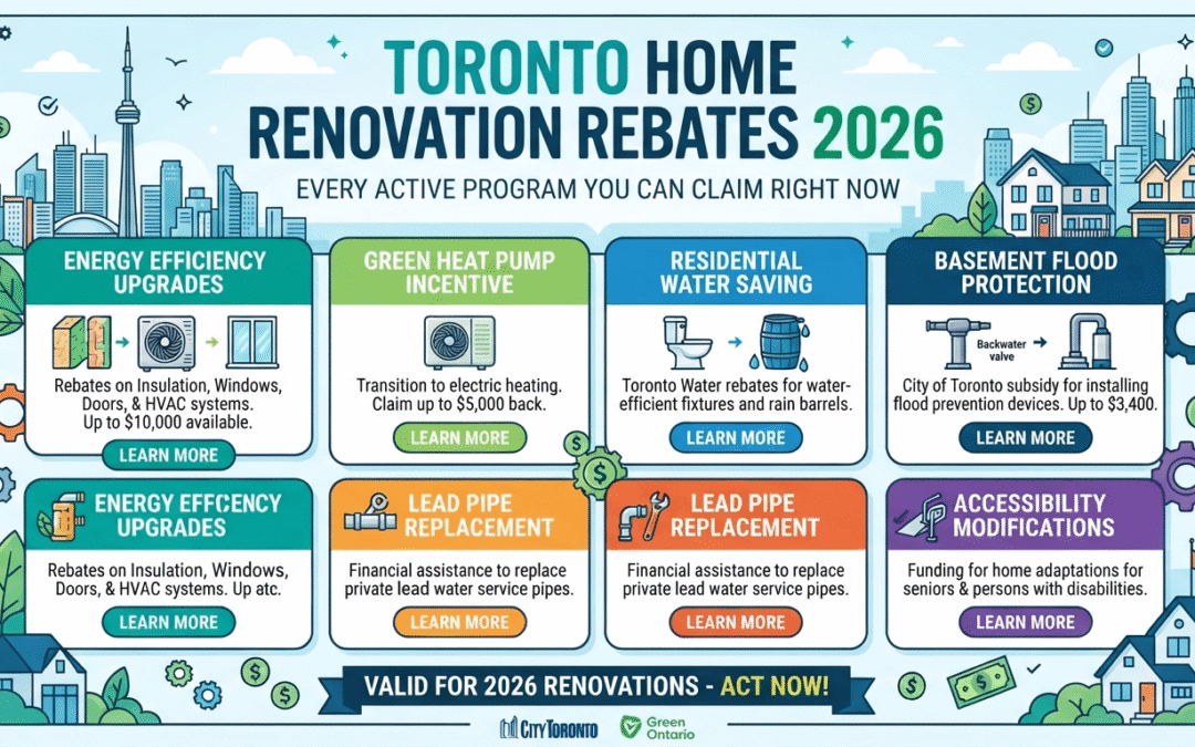 Toronto Home Renovation Rebates 2026: Every Active Program You Can Claim Right Now | David Reno